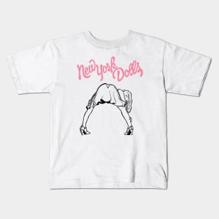 New York Dolls Bent Girl Kids T-Shirt